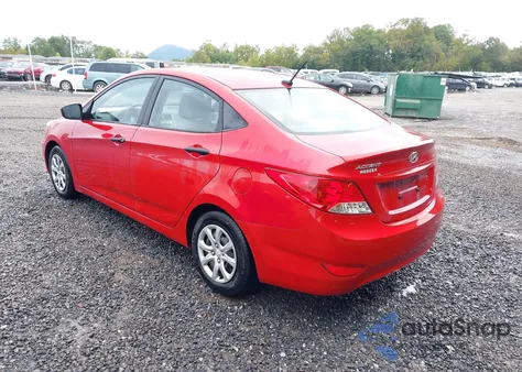 2012 Hyundai Accent Gls из США, поврежденный, VIN KMHCT4AE2CU082974